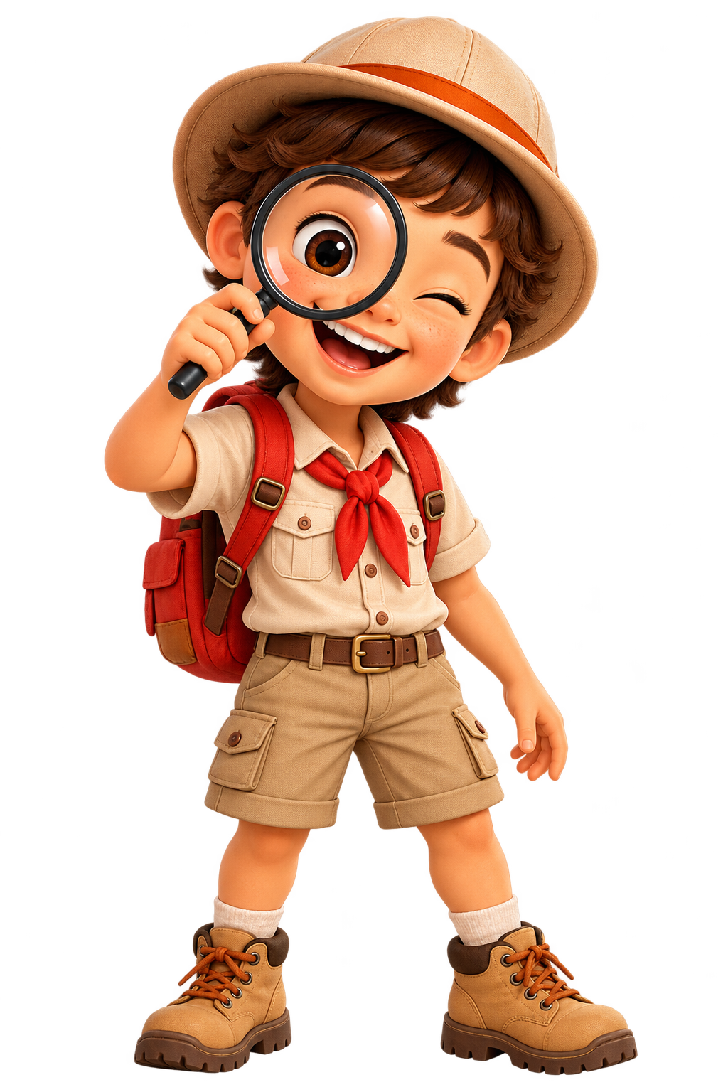 Menino explorador