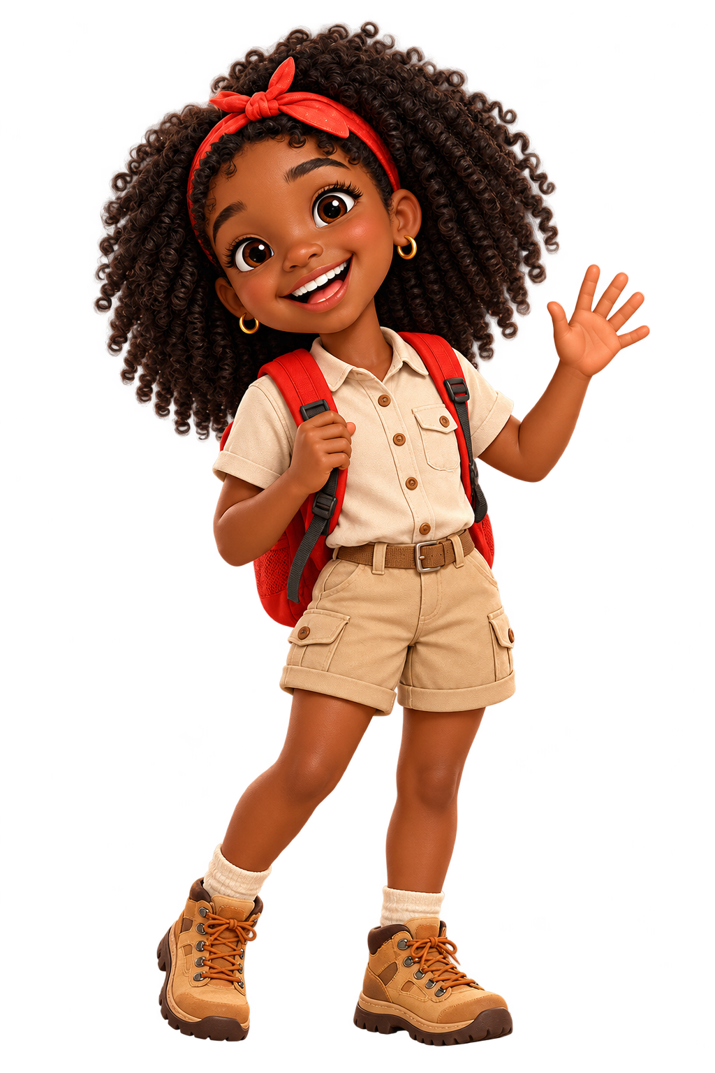 Menina exploradora